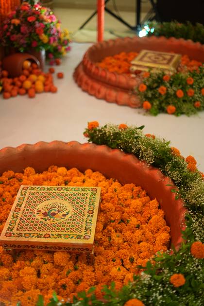 Floral detail and Lounge — Haldi decor — Westin